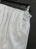 Skirts Women's Skirt 2023 Summer All-match Elastic Waist Button Decoration Mid-length White