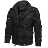 Men's Jackets Men Winter Jackets Military Coats Multi-pocket Cargo Jackets High Quality Male Cotton Casual Winter Coats Warm Parkas Size 6XL 230417