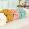 Cushion/Decorative Home Bedroom Throw Three Strands of Rope Coil Flower Round Back Sofa Handwoven Cushion Comfortable