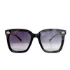 Designer de óculos de sol Novo tricolor Sunglass Ins Square Sun Glasses Jip1