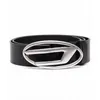 Classic Designer Model Retro Silver Buckle Letter Belt Men's and Women's Niche High-End All-Match Belt Four Seasons New