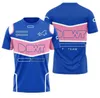 F1 гоночная футболка с коротким рукавом, летняя мужская и женская командная рубашка с коротким рукавом в одном стиле, по индивидуальному заказу
