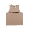 Дизайнерская футболка Ess Мужские футболки-стилисты Летние буквы с принтом Свободные хип-хоп трендовые майки Роскошная повседневная одежда YJ9V