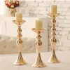 Candle Holders Candle holders christmas decorations wedding centerpieces lantern stand home gold flower vase table centerpiece event flowe 230414