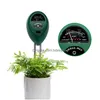 Ph-meters Groothandel 3 in1 Vocht Zonlicht Ph-meter Bodemwater Zuurgraad Vochtigheid Lichttest Tuinplanten Bloemen Vochtige tester Testen Dhkzc