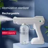 Handheld Pordless Nano Sprayer zimny maszyna z mgły opryskiwacz dezynfekujący mgły sprayu dezynfekcja anion Blue Light Nanometr Spray2165