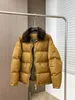 Piumino firmato Parka Autunno e inverno Uomo Donna Moda Ricamo Lettera Piumino vintage in piumino d'anatra bianco