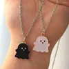 Pendant Necklaces 2pcs Cartoon Ghost Friendship Couple For Korean Fashion Female Men Friend Lovely Women Jewelry