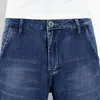 Heren jeans zomer tall mannen dun extra lange 115 cm mode mode rechtblauwe zwarte jongens uitgerekt denimbroek slanke fit mannelijke cowboybroeken