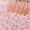 Decorazioni per nail art 100 pezzi dignitosi in resina fiore rosa decori gioielli fascino manicure unghie accessori glitter all'ingrosso