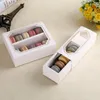 Geschenkwikkeling 10 stks Macaron Box Food Grade Anti-vervormde papier Kinderen Volitie Cake Holder met raamfeestbenodigdheden