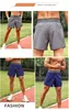 Mens Gym Workout Quarter Pant Shorts Quick Dry Bodybuilding Haltérophilie Pantalon Formation Running Jogger avec Poches Lulu Loose design559ess