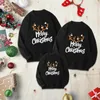 Family Matching Outfits Christmas Family Matching Outfits Xmas Jersey Funny Sweatshirt Mother Father Kids Baby Jumper Adult Winter Snowmen Sweaters 231117