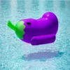 Whole-190cm 75inch Giant Inflatable Eggplant Pool Float 2018 Summer Ride-on Air Board Floating Raft Mattress Water Beach Toys 2924