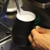 Süt Jugs 304 Paslanmaz Çelik Süt Köpüklü Sürahi Espresso Kahve Barista Latte Latte Kupası Cappuccino Krem Çeyrek Maker Jug 230417