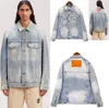 Men's Jackets European and American Trendy Palm Angles Made Old Washed Denim Jacket with Micro Label for Men Women