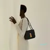 Bolso Bolso de diseñador Bolso de cuero de moda para mujer, un hombro, cuerpo cruzado, pequeño bolso cuadrado