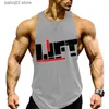 Men's Tank Tops Gym Tank Top Men Fitness Clothing Mens Bodybuilding Tank Tops Summer Gym Clothing for Male Sleeveless Vest Shirts Plus Size T230417