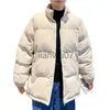 Men's Down Parkas Winter Jacket Mens Parkas Thicken Warm Coat Man Stand Collar Jackets Solid Color Parka Coat Men Women Fashion New Streetwear 5XL J231117