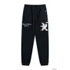 Designers Casual Pant Mens Byxor Sweatpants Representerar Limited R-Line Angel Cloud Print High Street Casual Pants Män Kvinnor Lossa rak ärm Velvet