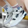 Sneakers Ontwerp Kinderen Sneaker Jongens Schoenen Skateboard Kids Casual Schoenen Herfst Sport Tennis Hoge Top Sneaker voor Jongen Gratis verzending YQ231117