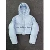 Trapstar Londen Decoded Puffer 2.0 Ijsblauwe Jas Vrouwen Geborduurde Thermische Hoodie Mannen Winterjas Kleding 485 48