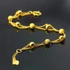 Bangle Trendy Figaro Chain Vrouwen Armband Eenvoudige Punk Gouden Ketting Armband voor Vrouwen Sieraden Cadeau 14k Gouden Sieraden Echt Goud 231116