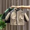 Daunenmantel Winter Kinder Teddybär Parka Jacke Kinder Fleece Kleidung Mädchen Jungen Puffer Jacke Kleidung Kleinkind Mantel Schneeanzug Oberbekleidung 231117