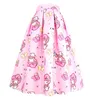 Spódnice wiosna jesień elegancka elegancka bajkowa kwiecista druk estetyczny Y2K fioletowe różowe plisowane długą spódnicę midi hurtowa kropla 230417