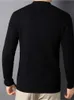 Heren Truien Pullovers Mock Hals Kasjmier Trui Winterkleding Dun Onderhemd Kleding Effen Lange Mouw Gebreid Voor Mannen 231116