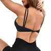 Yoga -outfit vrouwen ademende sport beha sexy mesh top push up gym fitness ondergoed vrouwelijke naadloze hardlooptraining