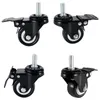 4 x hjul 50mm Swivel Castor Wheels Trolley Furniture Caster Heavy Duty2088