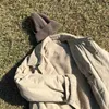 Herrgravrockar Herrarna förtjockade varma bomullsskadade kläder Lossa Casual Laple Fleece Jackets Male Korean Style Windproof Solid Simple Overcoats Q231118