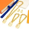 Bracelet en or Miami Cuban Link Chain Collier Hommes Hip Hop En Acier Inoxydable Dangle Bijoux Colliers Accessoires Avec Pochettes À Bijoux 203c