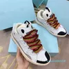 top quality Casual Shoes Curb luxury designer Leather Dept Blue Grey Men Sneaker Beige Yellow Black Purple Light Gum Pink White Ivory Brown Women Outdoor