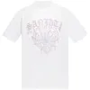 Damen-T-Shirt aus Baumwolle, lila Spinnennetz-Druck, Sommer, kurze Ärmel, College-Korean, lockeres All-Match-Design, Tops, Harajuku-Mode, 230417