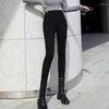 Mutande Anti-Jeans Invisibili con apertura sul cavallo Pantaloni per la perdita di peso Estate Outdoor Comodi leggings attillati a vita alta Yoga casual da donna