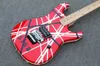 Wholesale - New Arrival cherry red white cross 5150 Electric guitar in stock