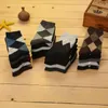 Winter boxed men's thickened warm rabbit wool socks mid-cut jacquard socks