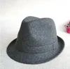 Bérets mélange laine haute qualité Fedora chapeaux pour hommes chapeau d'hiver confortable Cool belle diverses couleurs femmes 2023