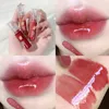 Lip Gloss Light Mirror Water Glaze High Moisturizing Sexy Red Tint Lipstick Makeup Longlasting Color Non-stick Cup