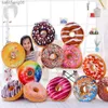 Kussen/decoratief speelgoed Kantoor Lunchpauze Heupstoelkussen Pluche Schattig Simulatie Chocolade Donut