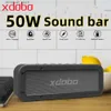 Mobiltelefonhögtalare XDOBO 50W Högeffekt Bluetooth Portable Wireless Subwoofer Waterproof Speaker 360 Stereo Surround TWS TF Högtalare Caixa de Som Q231117