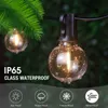 LED String 9m /15m Peri Düğün Dizesi Işık Noel Retro Led Globe Festoon Ampul Led Peri İp Işık Açık Dış Partisi Bahçe Çelenk P230414