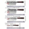 Stainless Steel Kitchen Knives Set, Portable Sharp Cooking Chef Knife Meat Cleaver, Suitable For Outdoor Camping Picnic