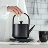 Hervidores eléctricos Hervidor de diseño simple Caldera de agua 600 ml Capacidad 1200 W Cafetera de ebullición rápida con mango Apagado automático 294Z