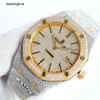 Audemar Pigue Relógio AP Diamond Relógios Full Designer Ap Auto Relógio de pulso Wxau Movimento mecânico de alta qualidade Piglet Uhr Bust Down Montre Iced Out Royal r rj