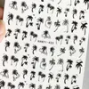 1st Summer Coconut Tree Nail Stickers Designer Leaf Nail Art Decorations Frukter Orange Sliders Cherry Nails Decals In Bundles Nail Artstickers DECALS