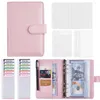 Lederen budget binder notebook cash enveloppen systeem ingesteld met zakken voor geldbudgetten sparen bill organisator geschenken