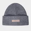 Gorro de inverno masculino de luxo malha gorros ao ar livre inverno feminino chapéu angora malha skullies atacado